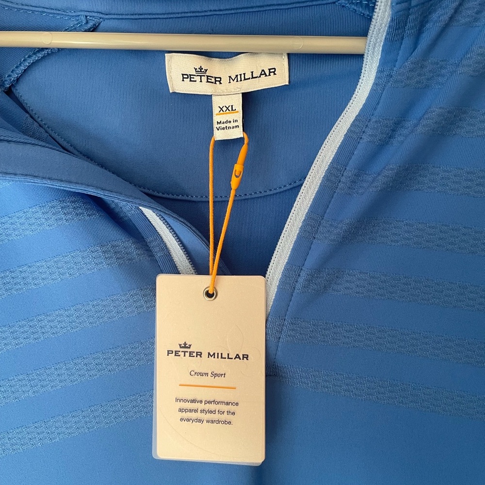 Peter Millar Light Blue Performance Polo